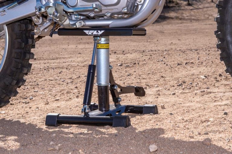 Fly Racing Lift Stand Review [Long-Term Test Under Dirt Bikes]