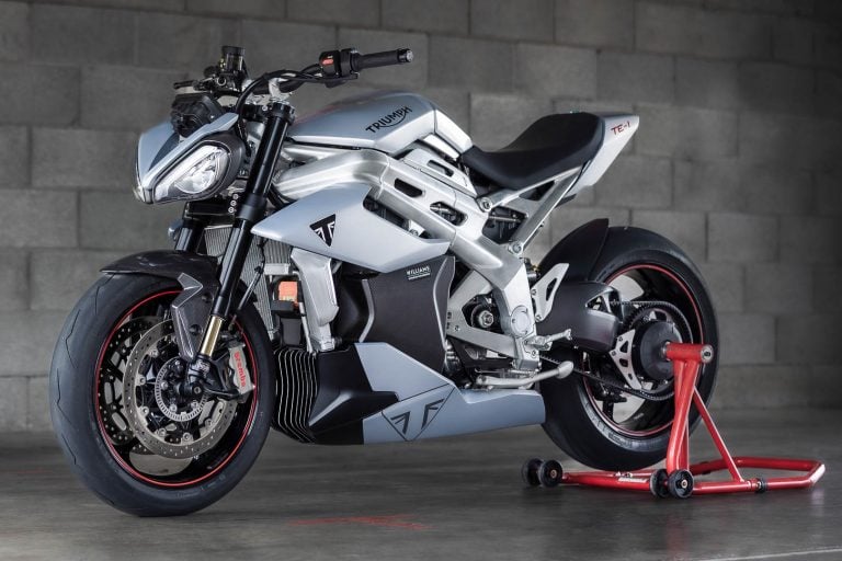 Triumph TE-1 Electric Motorcycle Testing Completed [Prototype Only]