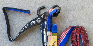 Aerofast Ratchet Swivel Carabiner Motorcycle Tie-Downs Review
