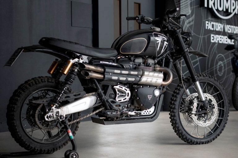 James Bond Triumph Scrambler 1200 XE Sells For £138,600