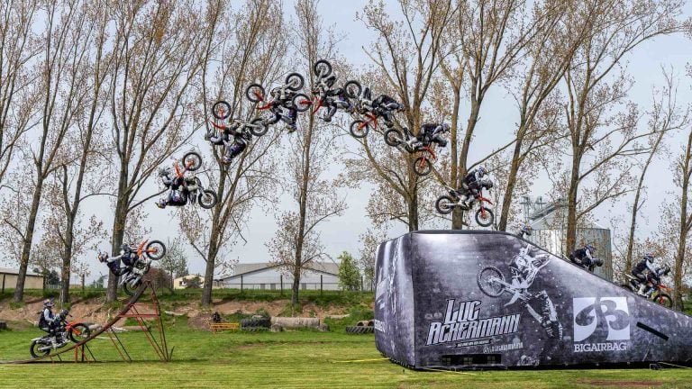 Mother’s Day Backflip: Mother/Son Tandem Freestyle Trick