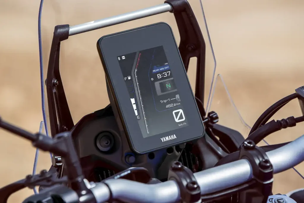 2024 Yamaha Ténéré 700 five-inch TFT display