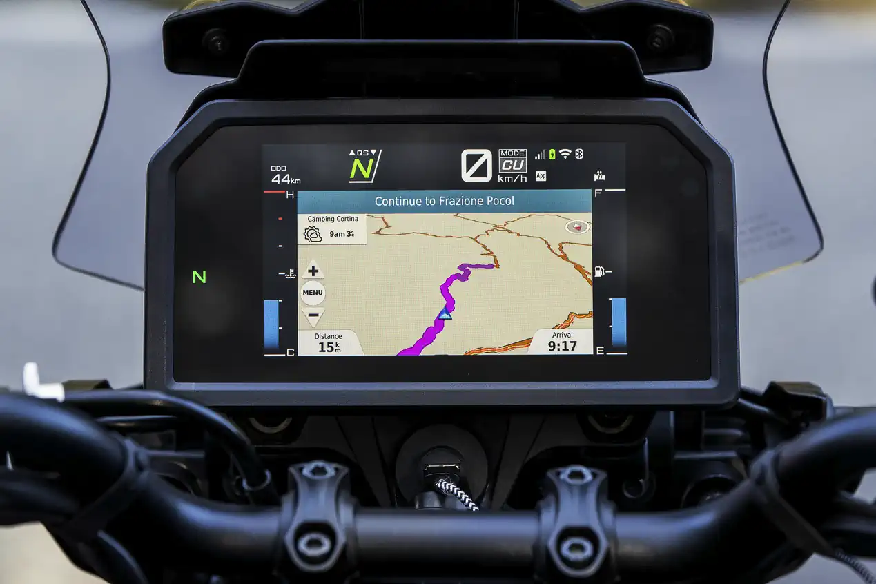Supporto Staffa Per Navigatore GPS E Smartphone Per Yamaha Tracer 9 E Tracer 9 GT (2021-2024) – In Alluminio, Per Manubrio