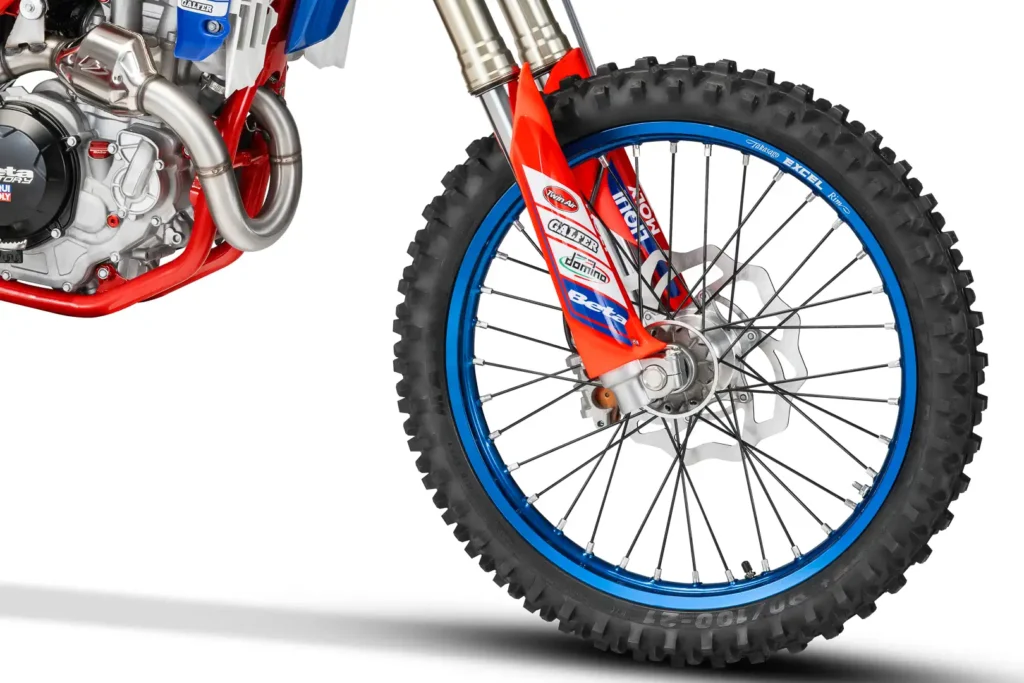 2024 Beta 450 RX KYB fork and blue Excel front rim