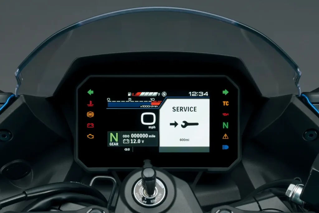 2024 Suzuki GSX-8R TFT display