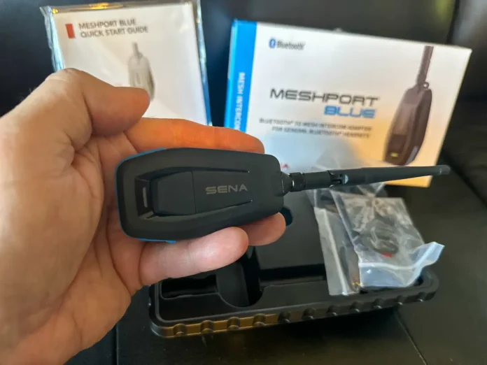Sena MeshPort Blue unboxing
