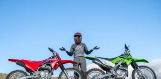 2023 Honda CRF250F vs. Kawasaki KLX230R S Comparison Test Honda CRF250F vs. Kawasaki KLX230R S Comparison: Trail bikes