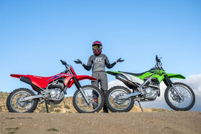 2023 Honda CRF250F vs. Kawasaki KLX230R S Comparison Test