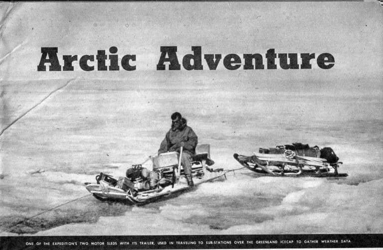 Motorcycle Engine-Powered Snowmobiles Go To War [History]