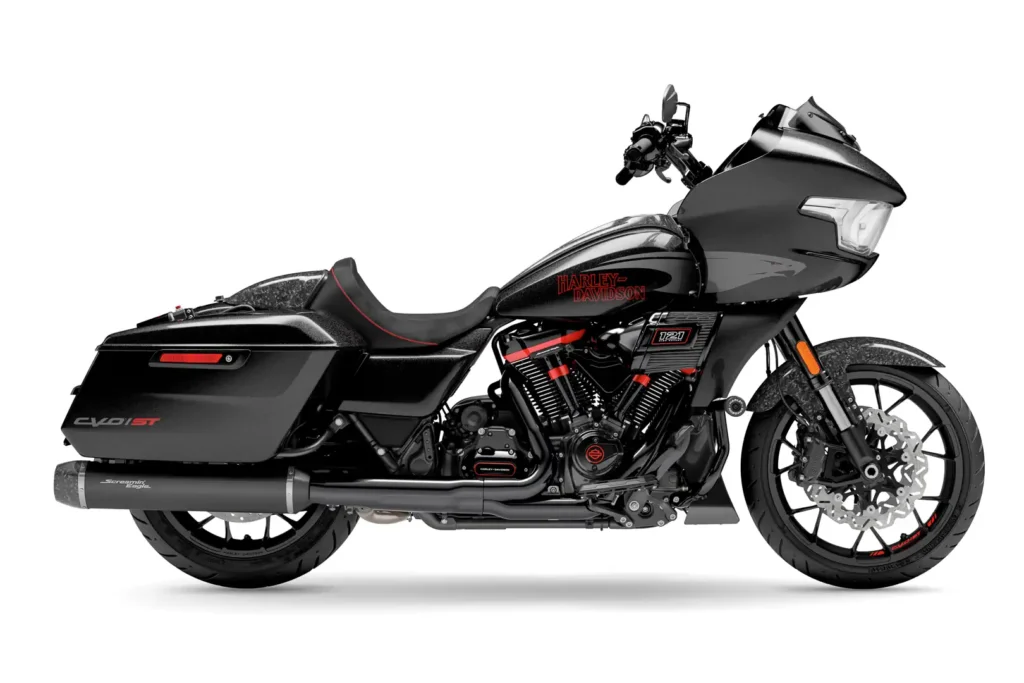 2024 Harley-Davidson CVO Road Glide ST in Raven Metallic, right side profile