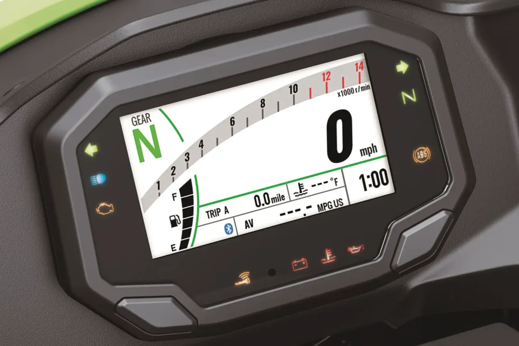 2024 Kawasaki Ninja 500 SE 4.3-inch TFT display