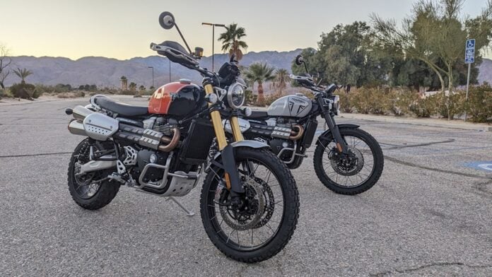 The Throttle Stop - February 2024 - Triumph Scrambler 1200 motorcycles