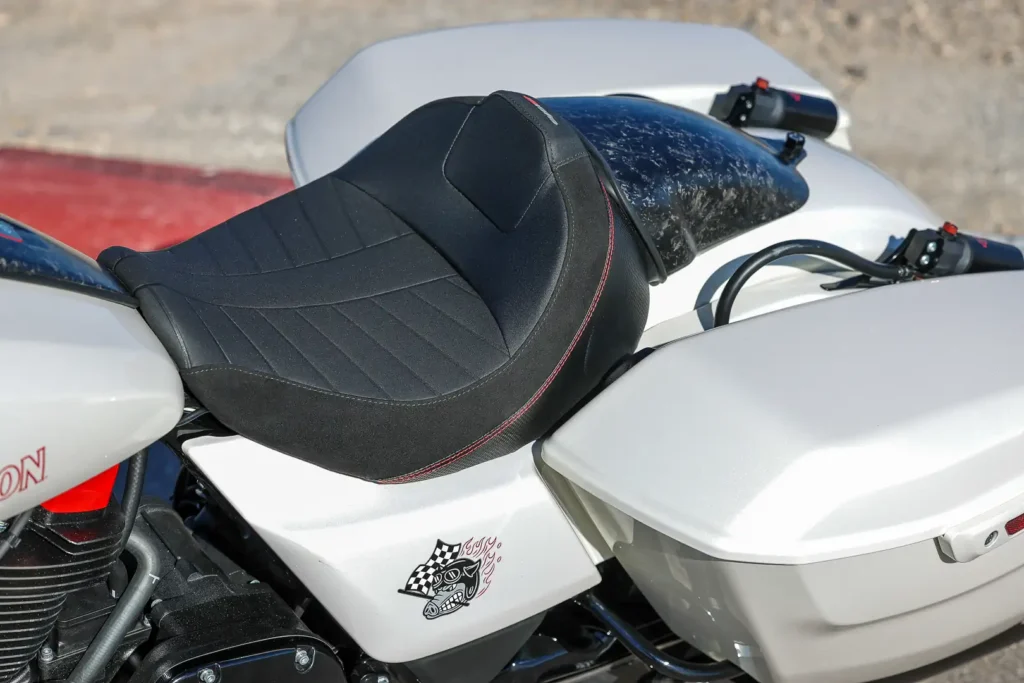 2024 Harley-Davidson CVO Road Glide ST solo seat and carbon-fiber seat cowl