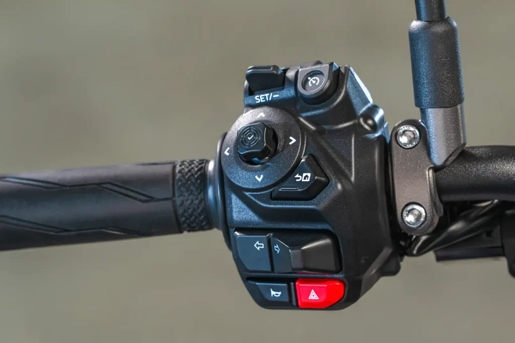 2024 Yamaha MT-09 left handlebar switchgear