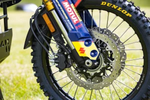 SR75 World Team Suzuki V-Strom 800DE Rally Edition Inside Look: Dunlop Tires