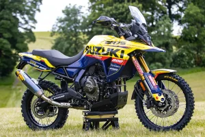 SR75 World Team Suzuki V-Strom 800DE Rally Edition Inside Look: Adventure motorcycle