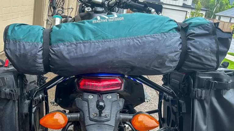 Reactive Outdoor 3 Secs Tent Review: Motorcycle Camping