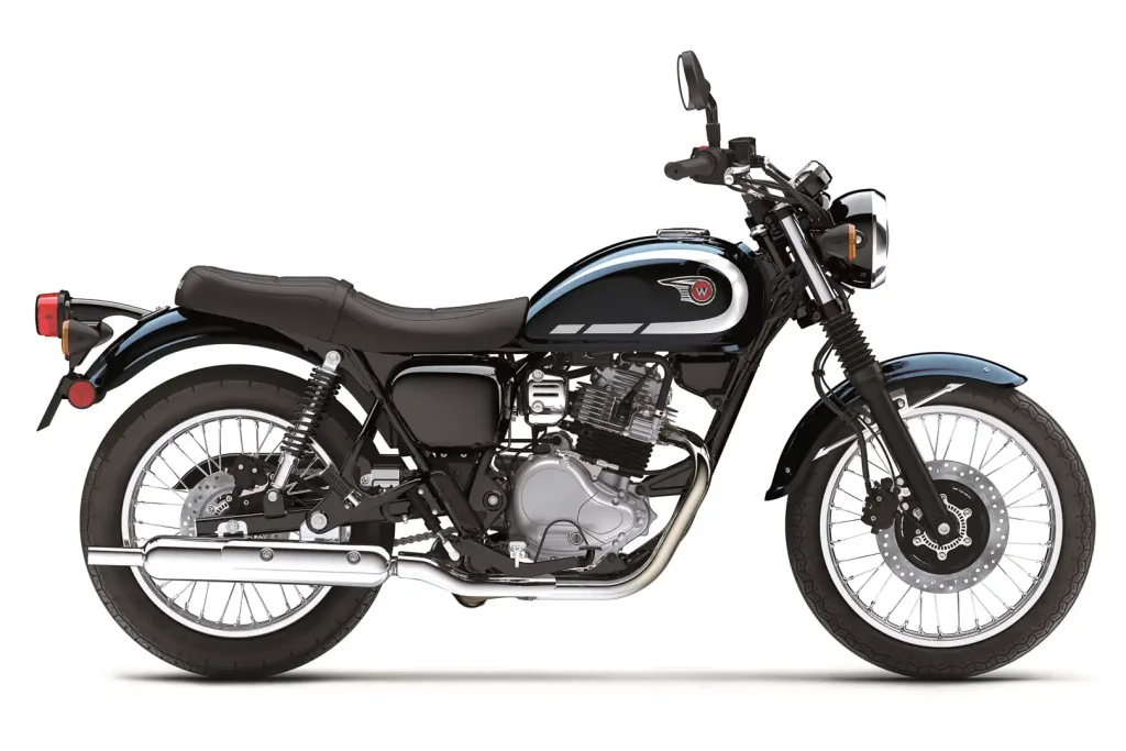 2025 Kawasaki W230 studio side view