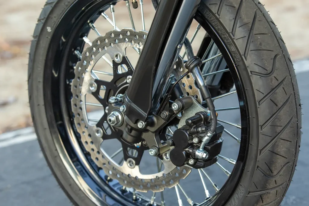 2024 Kawasaki KLX300SM front wheel and 300mm petal disc