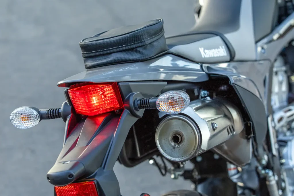 2024 Kawasaki KLX300SM taillight and rear fender