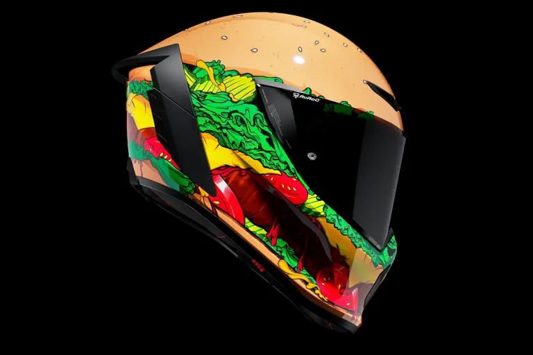 Ruroc EOX Burger Bandit Helmet First Look: April Fool’s? Ruroc EOX Burger Bandit Helmet First Look: April Fool’s?