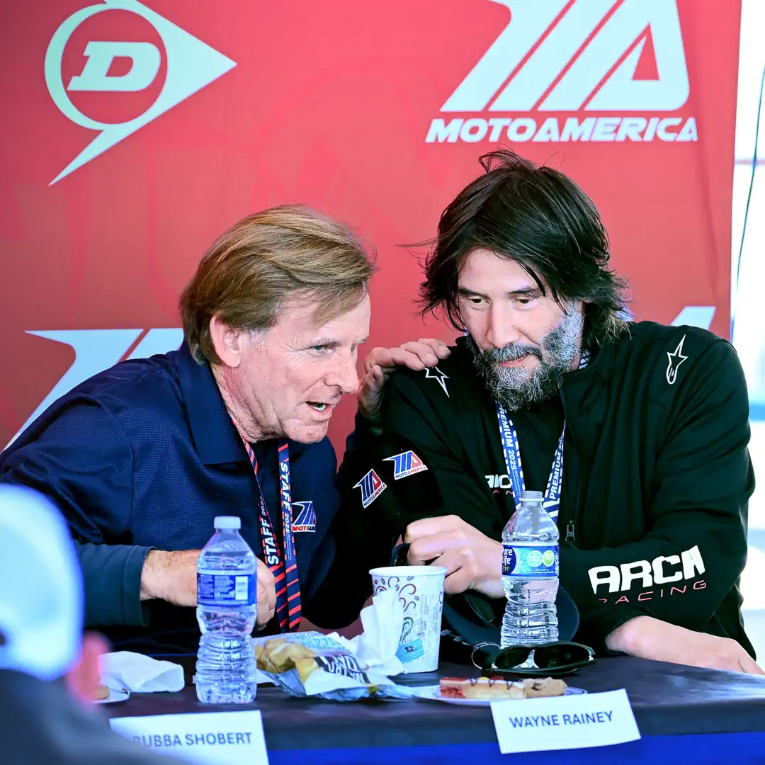 MotoAmerica - V10 Entertainment Alliance Revealed: Keanu Reeves and Wayne Rainey
