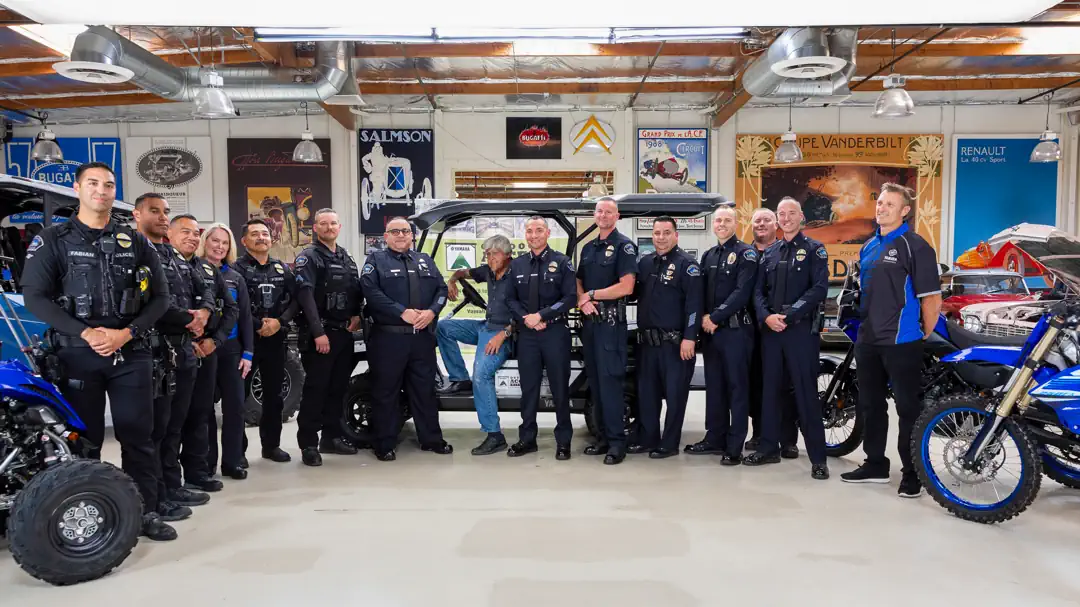 Yamaha Donates UMAX Rally 2+2 to Burbank PD: Jay Leno's Garage