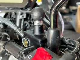 QualMounts Master Cylinder Cover Review: RAM Mount Equipped