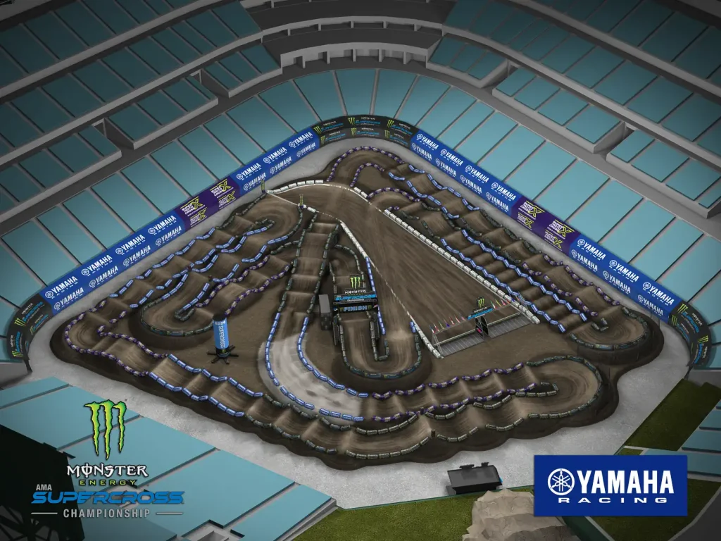 2026 Anaheim 1 Supercross Fantasy Picks: Track Map A1