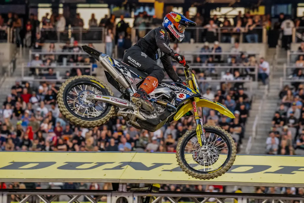 Ken Roczen on a Suzuki