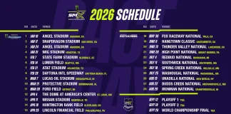 2026 SMX Schedule: 31 Rounds of SuperMotocross