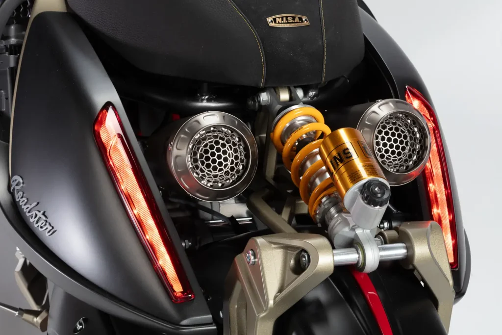 2027 Italjet Roadster 400 First Look: Akrapovic mufflers, Ohlins shock