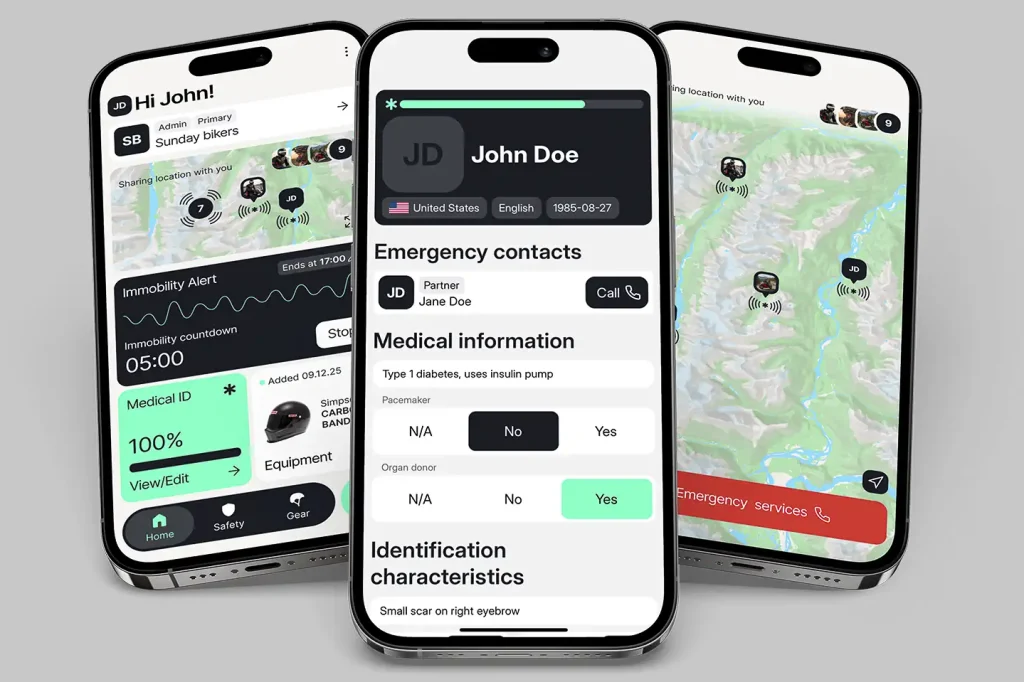Simpson Helmets Partners with Twiceme: NFC Smart Safety Tech with Smartphone Assistance