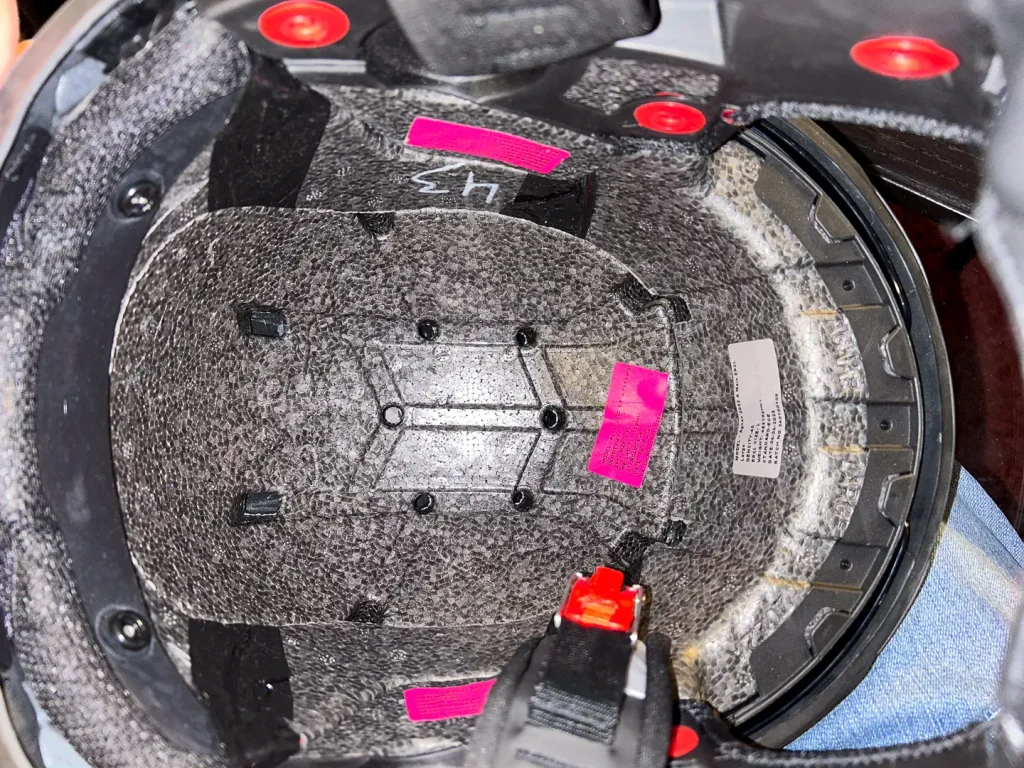 SMK Agnar Helmet Review: EPS liner