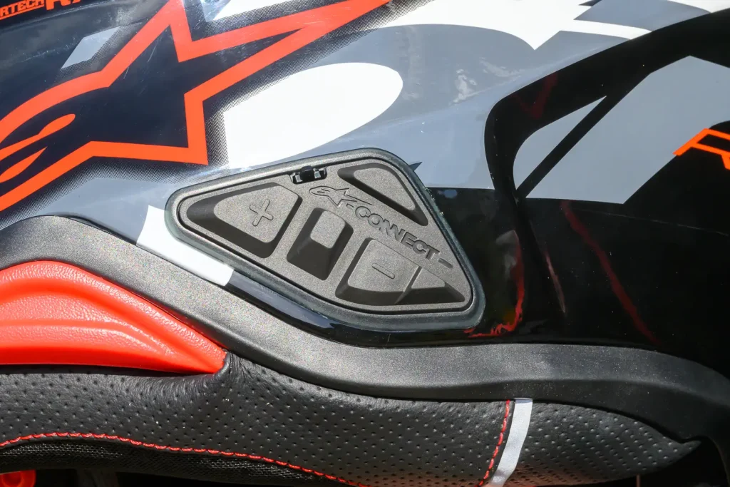 Alpinestars Supertech R7 Helmet Review: Sena communications