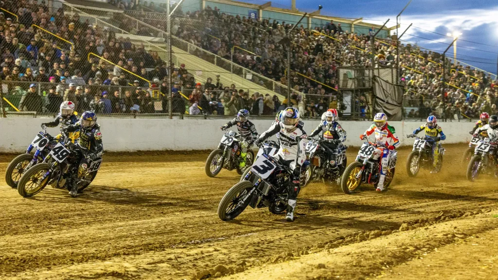Arai Returns as the Official Helmet of American Flat Track: Photo by Tim Lester