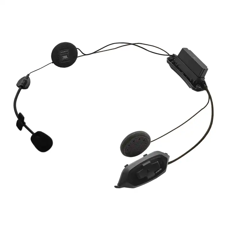 Cardo HJC 4X Integrated Helmet Intercom System First Look: JBL Speakers