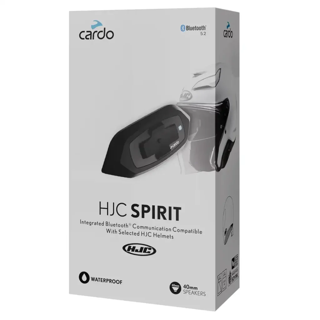 Cardo HJC Spirit Integrated Helmet Intercom System First Look: Specs