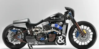Shaw Harley-Davidson Nascafe Racer: Bell & Ross Custom Shaw Harley-Davidson Nascafe Racer: Custom Motorcycle