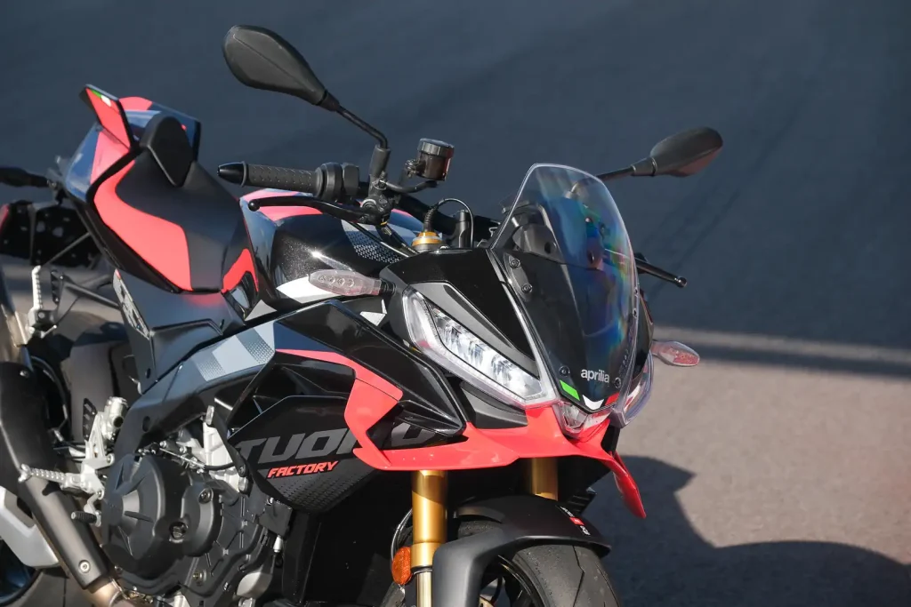 2026 Aprilia Tuono V4 Factory 1100 Review: Half-fairing with aero
