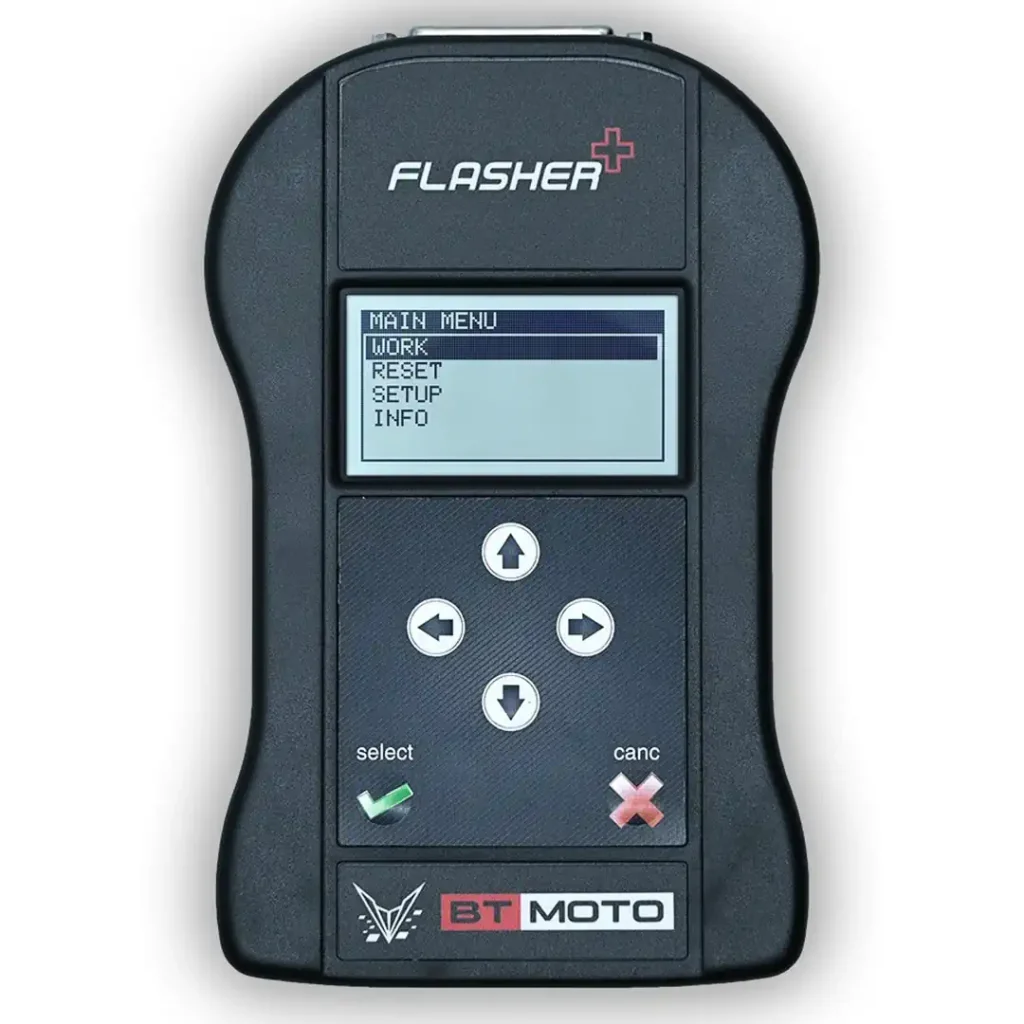 BT Moto Stage 1+ ECU Flash and Flasher+ Tuner Review: Unit