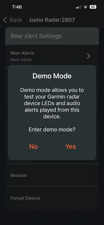 Garmin Zumo R1 Motorcycle Radar System Review: Smartphone app
