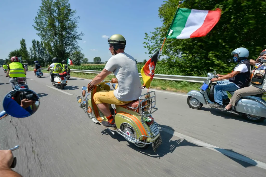 Vespa Turns 80: Scooter ride in Rome