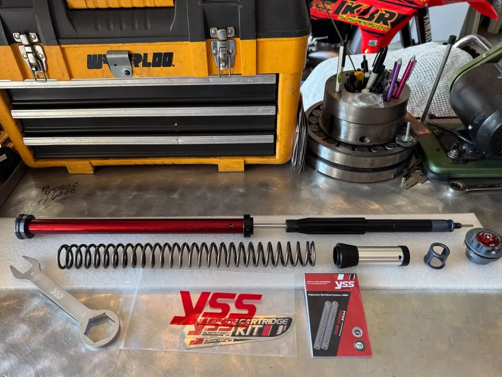 YSS Fork Cartridge Kit Review: Honda CRF300L Rally