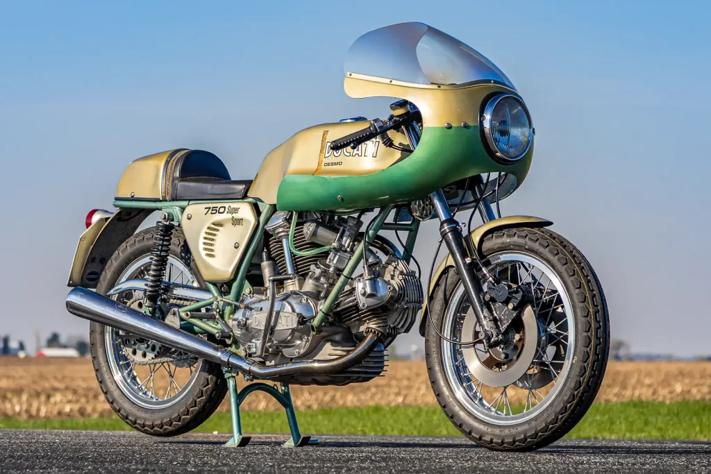 1974 Ducati 750 SS Green Frame Hits Mecum Monterey Auction: Rare Super Sport Motorcycle