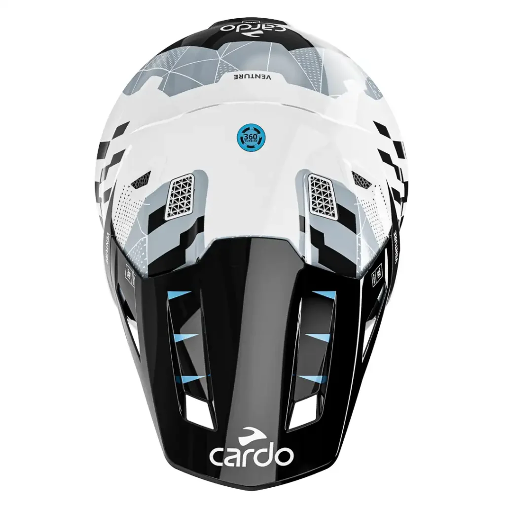 Cardo Venture helmet: off-road, dirt bike mesh and bluetooth intercom
