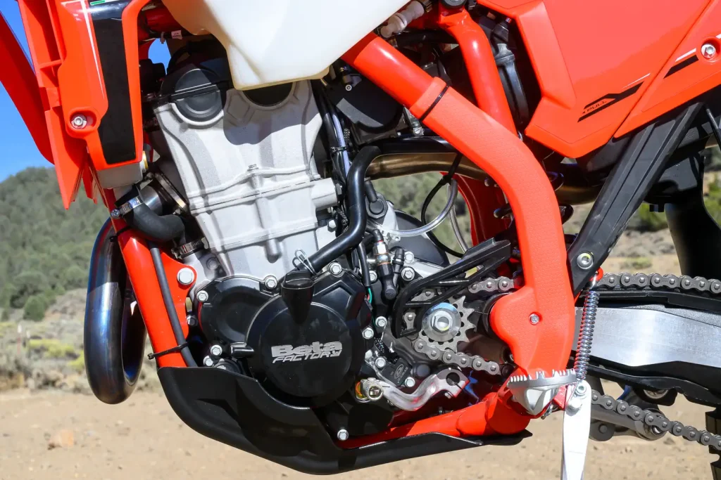 2026 Beta 430 RR X-Pro Review: Left side of engine