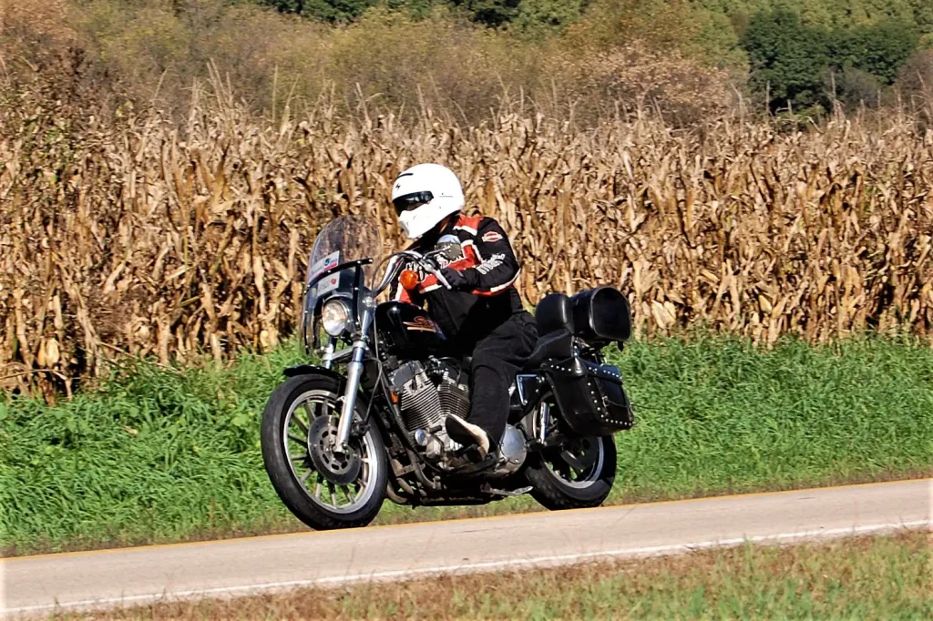Continental ContiTour Long-Term Tires Test: Harley-Davidson Sportster on a rural road