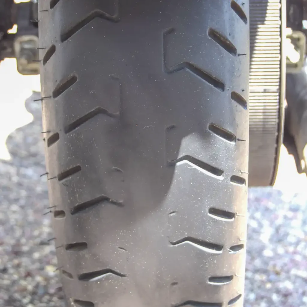 Continental ContiTour Long Term Tire Test: Worn rear tire