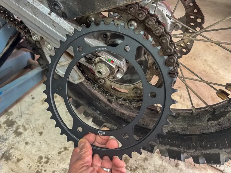 JT Sprockets Steel Rear Sprocket Review: CRF300L Rally Gearing